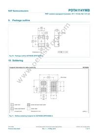 PDTA114YMB Datasheet Page 8
