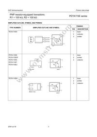 PDTA115ES Datasheet Page 4