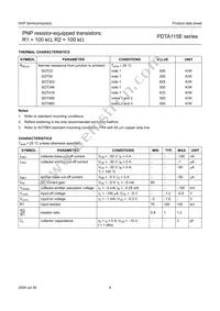 PDTA115ES Datasheet Page 6