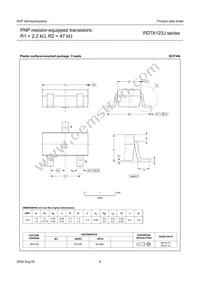 PDTA123JS Datasheet Page 8