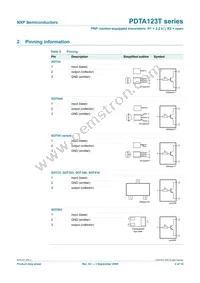 PDTA123TK Datasheet Page 3