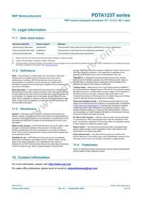 PDTA123TK Datasheet Page 10