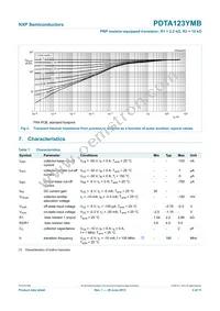 PDTA123YMB Datasheet Page 5