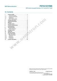 PDTA123YMB Datasheet Page 12