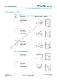 PDTA123YS Datasheet Page 3