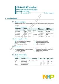 PDTA124EM Datasheet Page 2