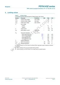 PDTA143ZE Datasheet Page 3