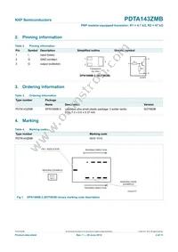 PDTA143ZMB Datasheet Page 3