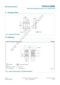 PDTA143ZMB Datasheet Page 8