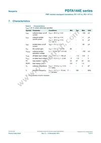 PDTA144EE Datasheet Page 7