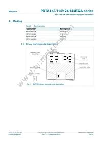 PDTA144EQAZ Datasheet Page 3
