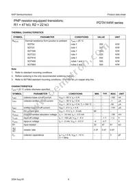 PDTA144WS Datasheet Page 6