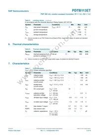 PDTB113ET Datasheet Page 4