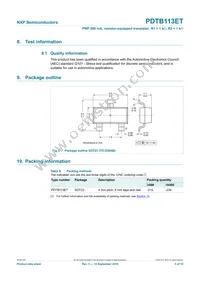 PDTB113ET Datasheet Page 6