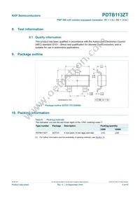 PDTB113ZT Datasheet Page 6