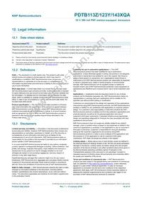 PDTB143XQAZ Datasheet Page 20