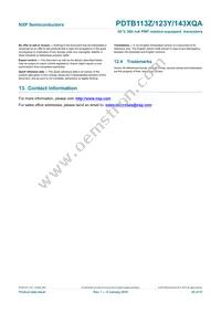 PDTB143XQAZ Datasheet Page 21