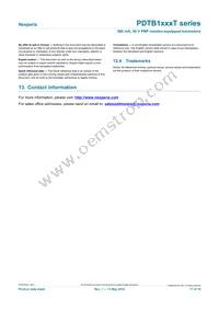 PDTB143XTVL Datasheet Page 17