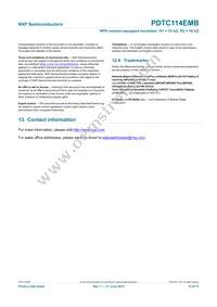 PDTC114EMB Datasheet Page 11