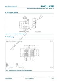 PDTC114YMB Datasheet Page 8