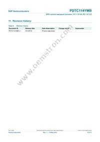 PDTC114YMB Datasheet Page 9