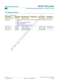 PDTC115TS Datasheet Page 9