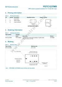PDTC123TMB Datasheet Page 3