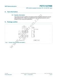 PDTC123TMB Datasheet Page 7