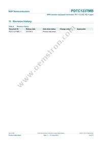 PDTC123TMB Datasheet Page 9