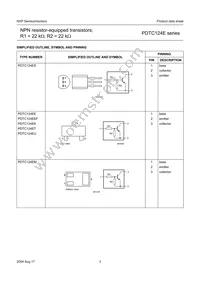 PDTC124ES Datasheet Page 3