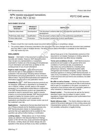 PDTC124ES Datasheet Page 13