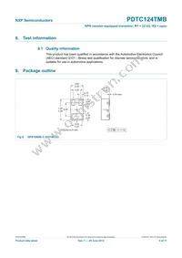 PDTC124TMB Datasheet Page 7