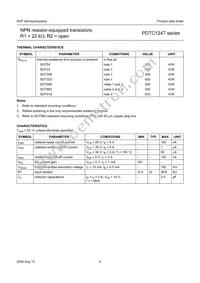 PDTC124TS Datasheet Page 6