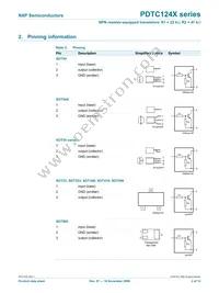 PDTC124XS Datasheet Page 3