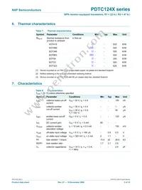 PDTC124XS Datasheet Page 6