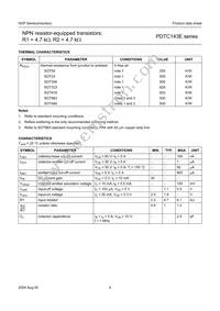 PDTC143ES Datasheet Page 5