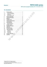 PDTC143ZE Datasheet Page 17