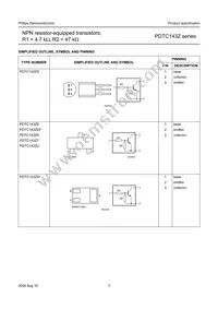 PDTC143ZS Datasheet Page 3