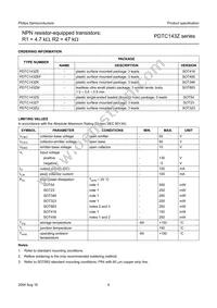 PDTC143ZS Datasheet Page 4