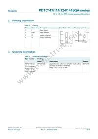 PDTC144EQAZ Datasheet Page 2