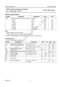 PDTC144ES Datasheet Page 5