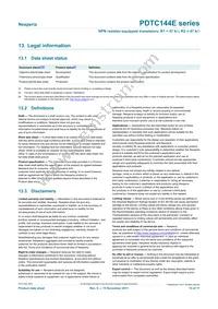 PDTC144ET/DG/B2 Datasheet Page 15