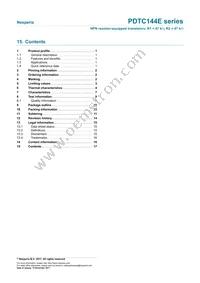 PDTC144ET/DG/B2 Datasheet Page 17