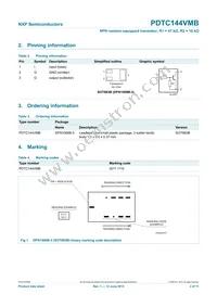 PDTC144VMB Datasheet Page 3