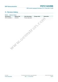 PDTC144VMB Datasheet Page 9