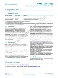 PDTC144VS Datasheet Page 11