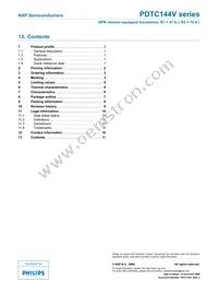 PDTC144VS Datasheet Page 12