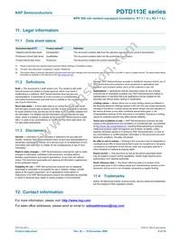 PDTD113EK Datasheet Page 10