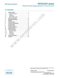 PDTD123YK Datasheet Page 11