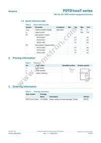 PDTD143XTVL Datasheet Page 2